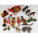 A quantity of mixed vintage childs toys including