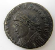 Roman coin with gate to verso 18.25mm