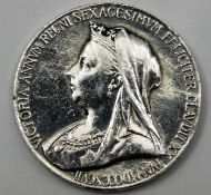 A Queen Victoria silver medal 1837-97