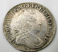 A George I 1723 shilling of high grade 26.75mm