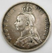 A Victorian florin 1890 28.25mm 11.2g