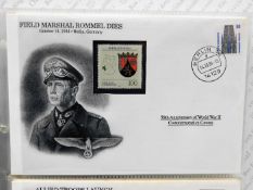 An album of WW2 First Day Covers including Field M