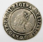 An Elizabeth I sixpence 1567 25mm 3g