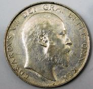 A 1910 Edward VII half crown of high grade 32mm 14