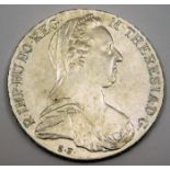 An Austrian Thaler restrike 1780 coin 38mm 28.2g