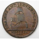 A 1795 Thames & Severn canal token 28.75mm