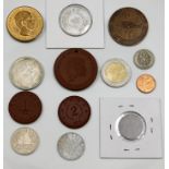A quantity of mixed coinage including a 1940 Curra