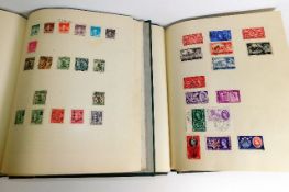 Two world stamp albums including Great Britain & C