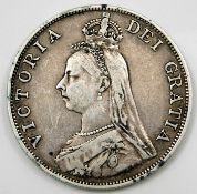 A Victorian double florin 1890 36mm 22.5g