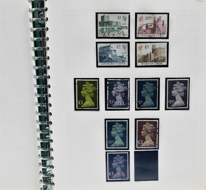 A British stamp album