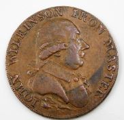 John Wilkinson Iron Master token 28.5mm