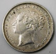 A Victoria 1879 shilling, no die number 23.5mm 5.6