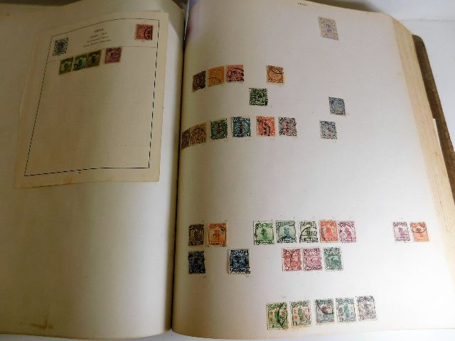 A large stamp album 17.5in x 14.75in x 3in of many - Image 3 of 5