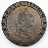 A George III cartwheel two pence piece 1797