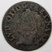 A Louis XIII double tournois coin 1647 18.5mm