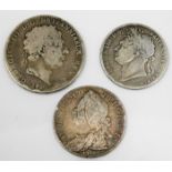 A George II LIMA, George III & George IV coin