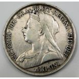 A Victorian crown 1893 38.5mm 28.1g