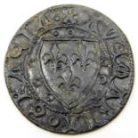 A c.14thC. French Jeton hammered coin 28mm