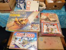 A Triang Helmsman boxed game & other vintage games