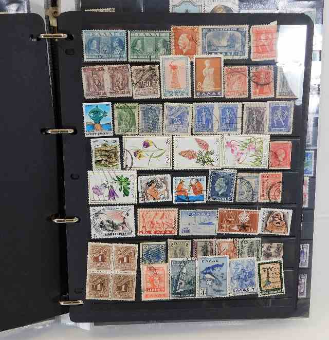 A well stocked world stamp album