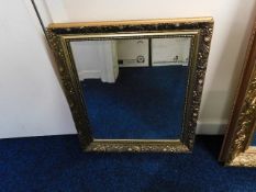 A small gilt frame style mirror 61cm x 51cm