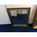 A small gilt frame style mirror 61cm x 51cm