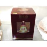 An unopened Bells Christmas 1996 whisky with box