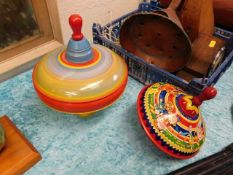 A Triang spinning toy & one other