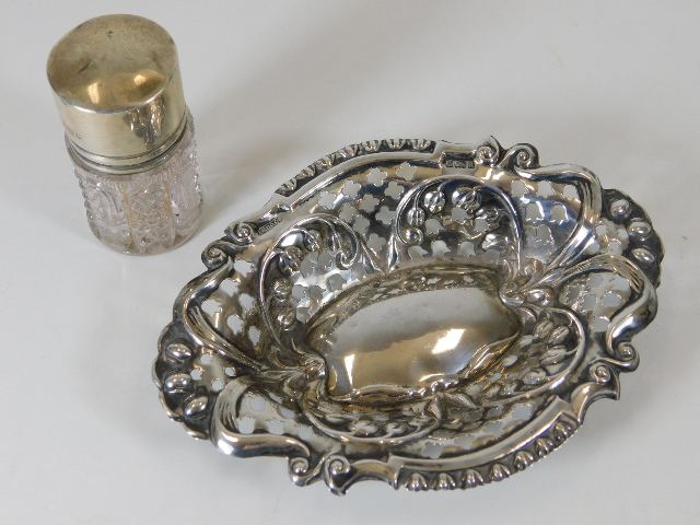 A small silver T. Hazlewood & Co 1900 bonbon twinn