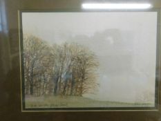 A framed John Miller (1931-2002) watercolour "Tree