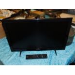 A small flat screen television