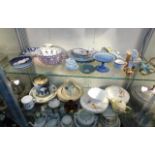 A quantity of mixed ceramics, contents of two shel