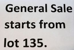 General Sale starts from lot 135