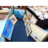 A quantity of framed pictures & prints