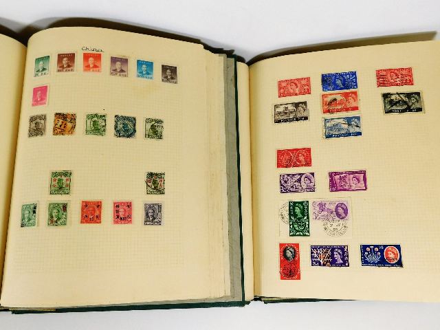 Two world stamp albums