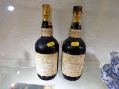 Two bottles of Berisford Solera 1914 Rare Amoroso