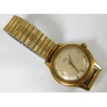 A vintage Gents Avia watch with 15 jewelled moveme