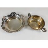 A replica Jersey silver two handled bowl twinned w