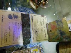 Two pieces of antiquated copper from HMS Victory &