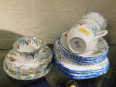 A small quantity of Sutherland tea cups & china tw