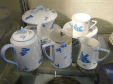 A quantity of art deco Heathcote China Williamson'