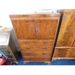 A modern cabinet with drawers