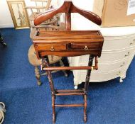 A gentleman's trouser & shirt dressing rack