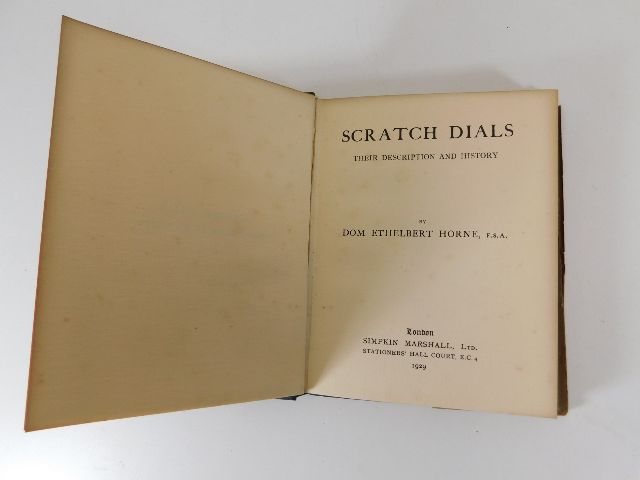 Book: Scratch Dials Their Description & Their Hist