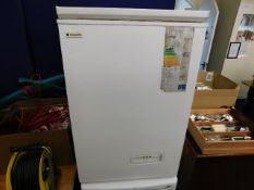 A top loading Hotpoint freezer