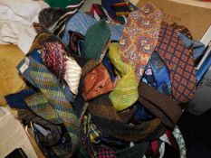 A quantity of vintage gents ties including woolen