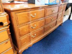 A large hardwood sideboard