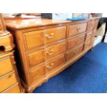 A large hardwood sideboard