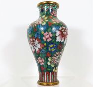 A small 19thC. Chinese cloisonne vase 3.75in tall