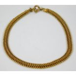 A 9ct gold necklace 5.3g